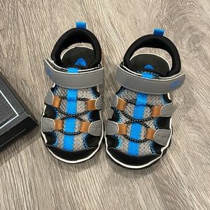 🆕 DR. SCHOLL’S Samson gunmetal Jonah toddler sandals. size 5
